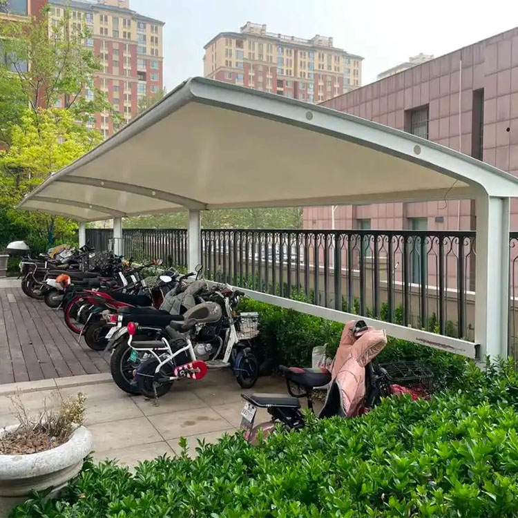 徐州膜结构电动车棚